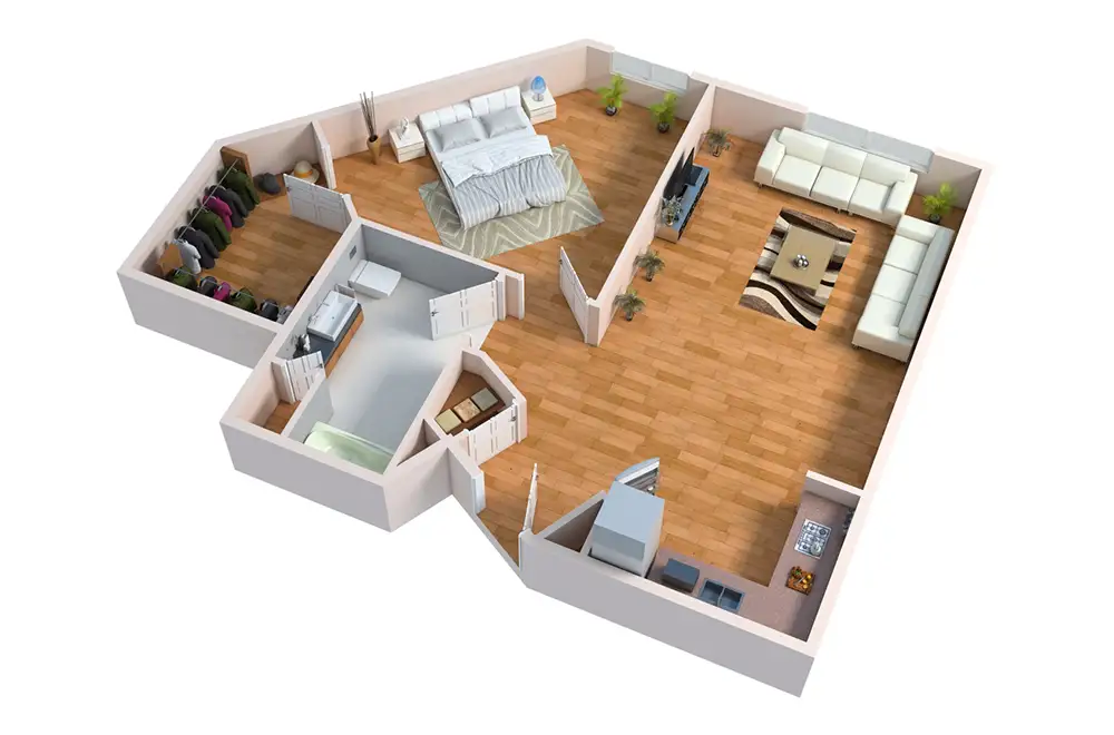 Hawthorne – 1 Bed 1 Bath Hawthorne
