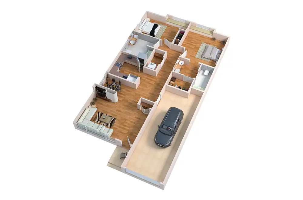 2 Bedroom Cottage Spruce